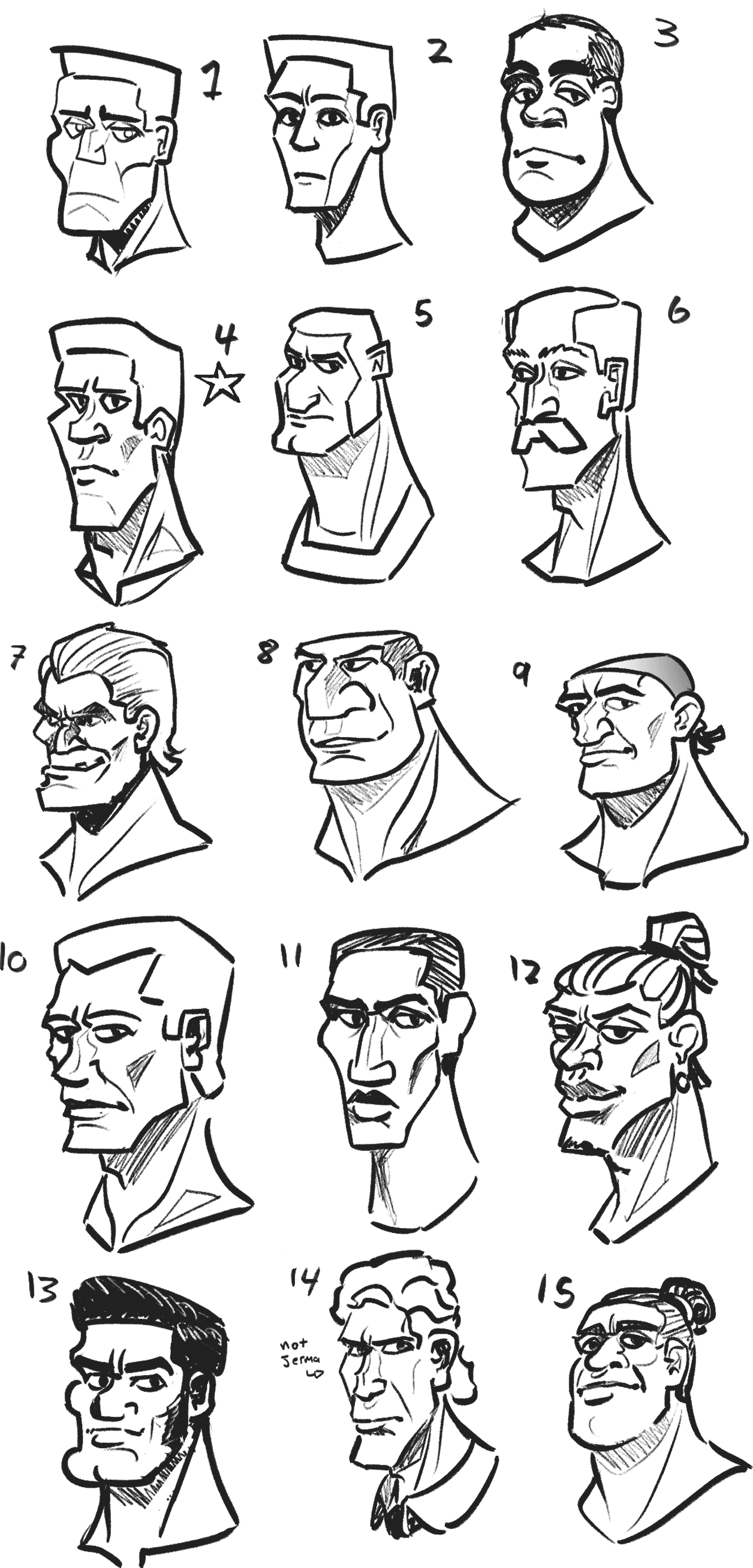 Character heads