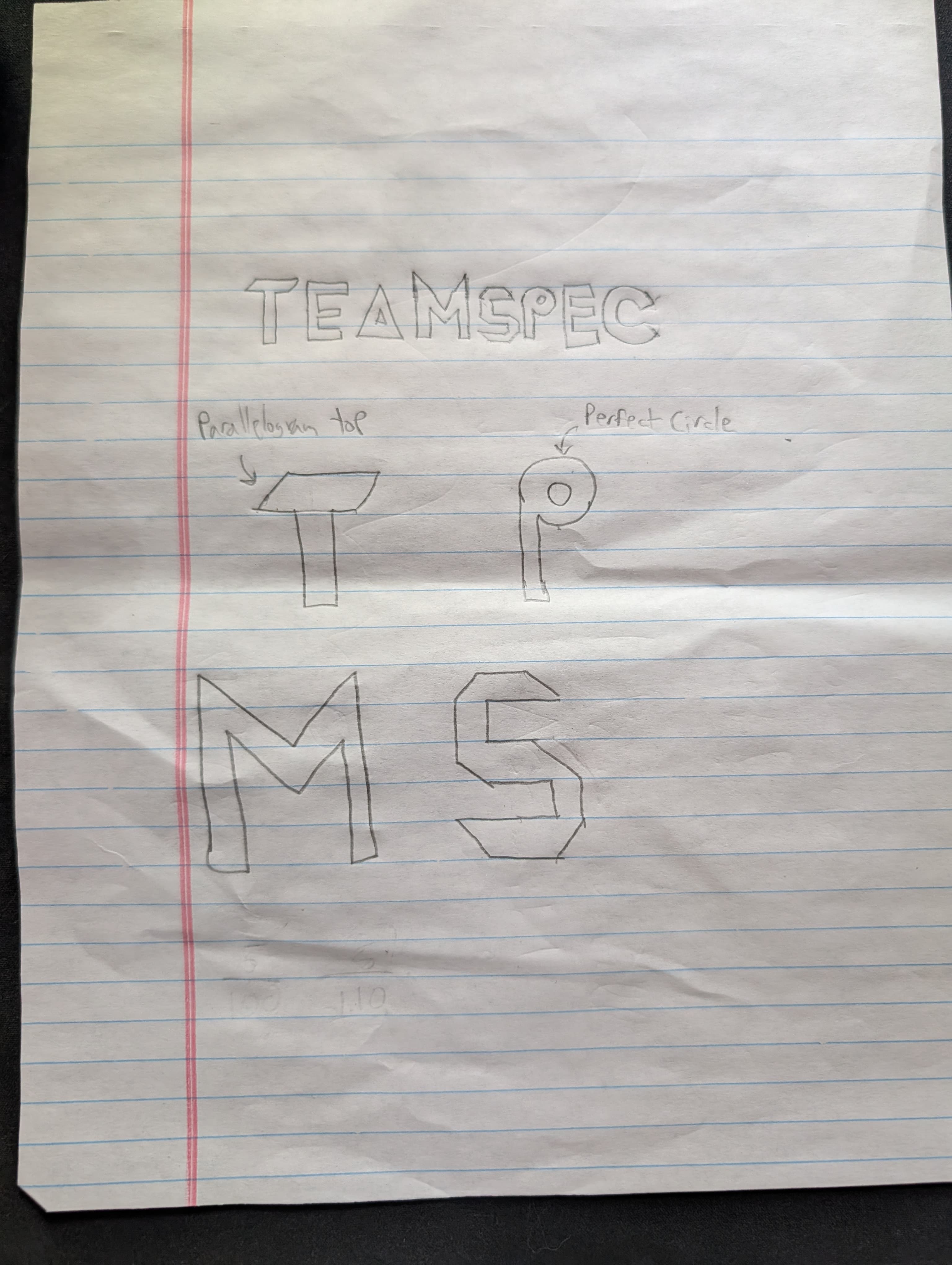 Logo font sketch