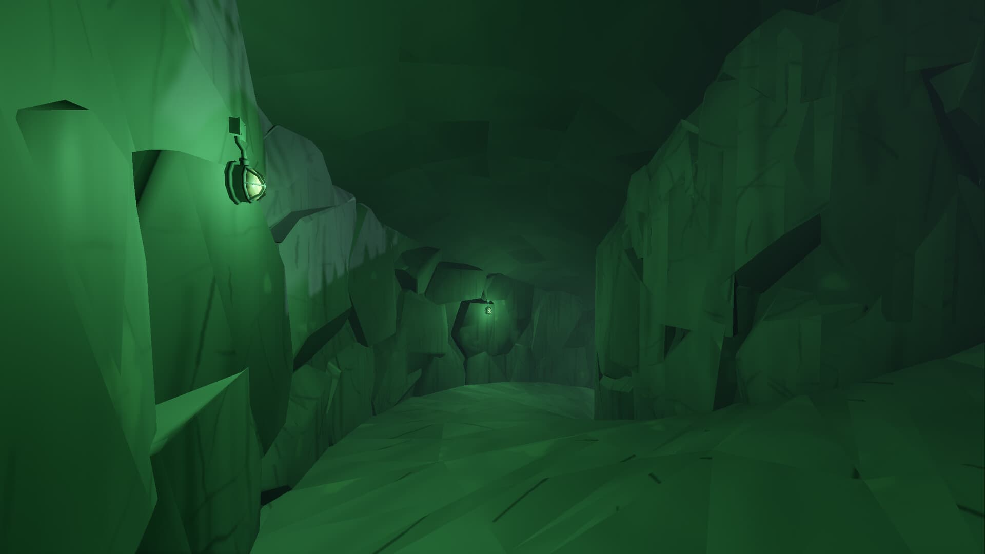 A lantern-lit tunnel.